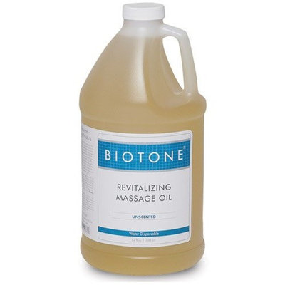 Biotone Revitalizing Unscented Massage Oil, 64 Ounce