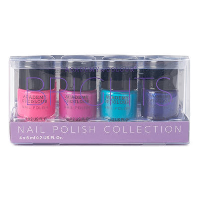 Academy of Colour Brights 4-pc. Nail Polish Set, Multicolor
