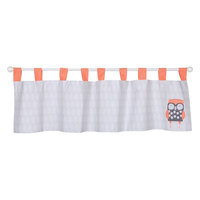 Trend Lab Window Valance - Olive Owl, new