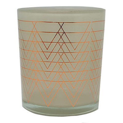 WoodWick Metallic Flickering Fireside 9-oz. Candle Jar, Grey