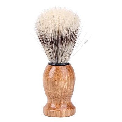 Gowind7 Men's Shaving BrushBlack Badger Hair Men's Shaving Brush Barber Salon Facial Beard Cleaning