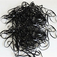 300Pcs Fashion Rubber Rope Ponytail Holder Elastic Hair Bands Braids Plaits Ties