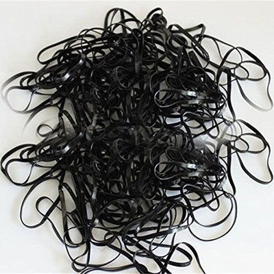 300Pcs Fashion Rubber Rope Ponytail Holder Elastic Hair Bands Braids Plaits Ties