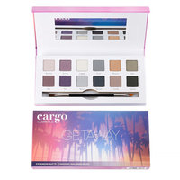 Cargo Comestics Getaway Eye Shadow Palette Contain 12 Shadows and Brush