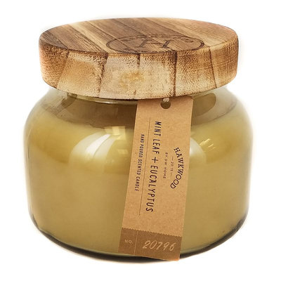 Hawkwood Mint Leaf & Eucalyptus 17.64-oz. Candle Jar, Multicolor