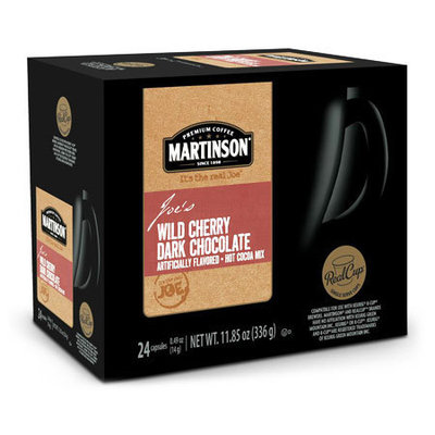 Mother Parker Martinson Hot Chocolate Wild Dark Cherry Chocolate, RealCup Portion Pack For Keurig Brewers