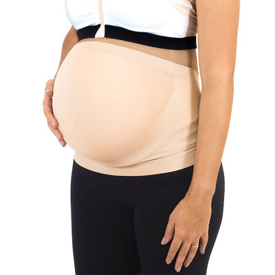 Maternity Pip & Vine by Rosie Pope Seamless Belly Support Band PV11138, Women's, Size: L-Mat, Med Beige