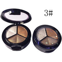 3 Color Eye Shadow Makeup Glitter Powder for Eyes Makeup