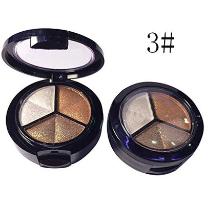 3 Color Eye Shadow Makeup Glitter Powder for Eyes Makeup