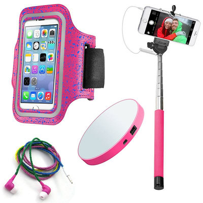 Gems Pink Power Fitness Accessory Bundle