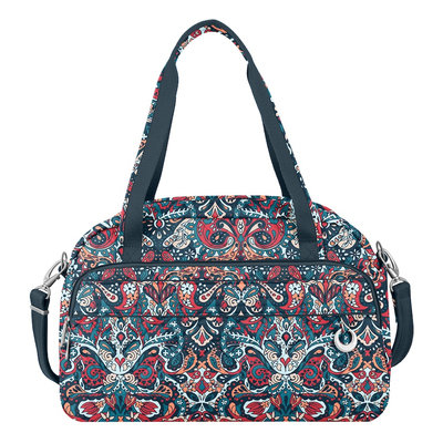 Travelon Anti-Theft Boho Weekender Summer Paisley/Deep Turquoise Interior - Travelon Luggage Totes and Satchels