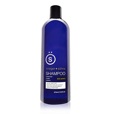 K + S Salon Quality Men's Shampoo is The Best Selling Shampoo for Men - Tea Tree Oil Infused To Eliminate Dandruff, Dry Scalp, and Prevent Hair Loss - Professional Stylist Recommended (16 oz Bottle)