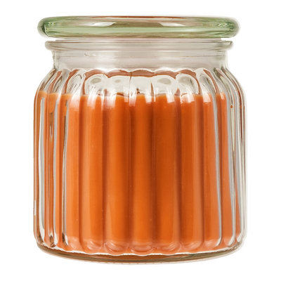 Pumpkin Harvest 13-oz. Candle Jar, Orange