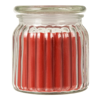 Cinnamon Stick 13-oz. Candle Jar, Red