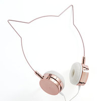 Cat Ear Wire Headphones, Pink