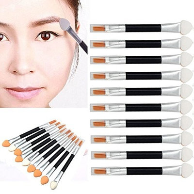 Makeup Brush,Baomabao 10Pcs Makeup Double-end Eye Shadow Eyeliner Brush Tool