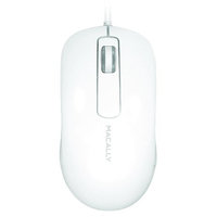 Mace Group - Macally Macally ICEMOUSE3 Optical USB Wired Mouse - White