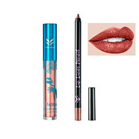 Frcolor Non-stick Cup Metal Lipstick Waterproof Sparkling Gloss Lipstick