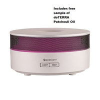 Sparoom Aromamist Ultrasonic Diffuser with 5/8 dram 40 drop sample patchouli oil