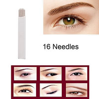Disposable Microblading Needles - CINRA Microblading Curved Needles Permanent Makeup Manual Eyebrow Tattoo Needle Embroidery Arc Blade 100pcs