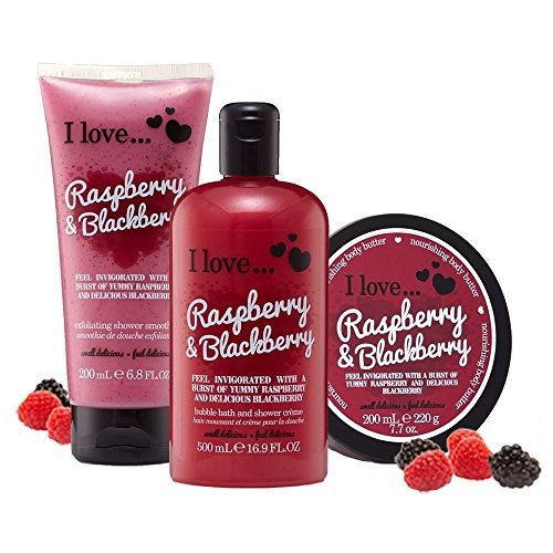 I Love… Blackberry & Raspberry Shower Gel, Shower Smoothie and