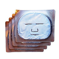 Retinol Face Masks: WHOLESALE Hydrogel Sheet Masks with Plant Collagen, Vitamin A, and Hydrating Ingredients. Reduce Redness & Brighten Skin while Combating Forehead and Mouth Wrinkles (4 MASKS)