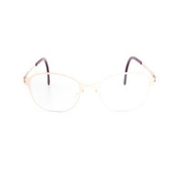 ic! Berlin Innocent Eyeglasses Rose Gold Frame / RX Clear Demo Prescription Lens