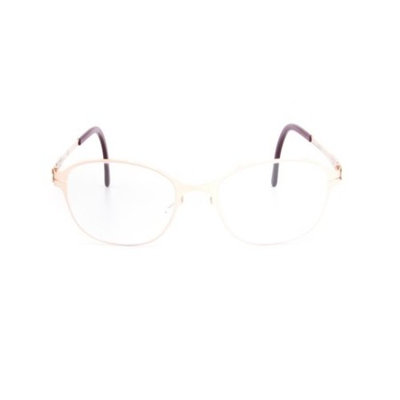 ic! Berlin Innocent Eyeglasses Rose Gold Frame / RX Clear Demo Prescription Lens