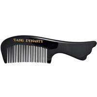 TANG DYNASTY No Static 100% Handmade Natural Fine Black Ox Horn Comb handle With Gift Box 010
