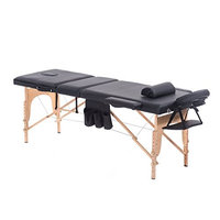 Professional Massage Portable Folding Table Home Furniture Wood Salon Spa Facial Massage Bed With Carrying Case