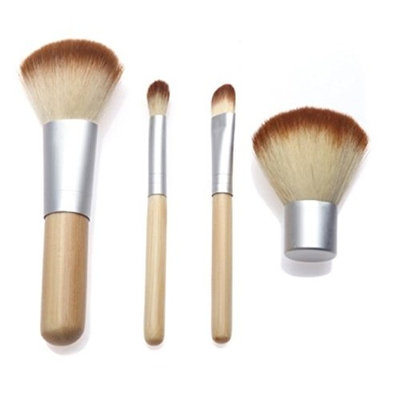 5 Pcs Makeup Brushes Set Soft Cosmetics Make Up Tool Foundation Natural Beauty Palette Eyeshadow Vanity Elegant Popular Eyes Faced Colorful Rainbow Hair Highlights Glitter Girls Travel Kit