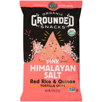 Lundberg® Organic Grounded Snacks™ Pink Himalayan Salt Red Rice & Quinoa Tortilla Chips 5.5 oz. Bag