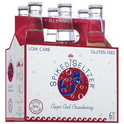 SpikedSeltzer® Cape Cod Cranberry Beer 6-12 fl. oz. Bottles