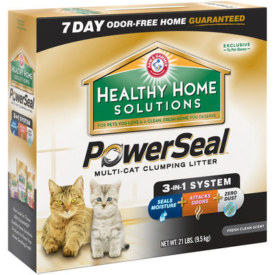 ARM & HAMMER™ Healthy Home Solutions PowerSeal Fresh Clean Scent Multi-Cat Clumping Litter