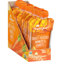 Happy Baby® Organics Clearly Crafted™ Sweet Potatoes, Mangos & Carrots Organic Baby Food 8-4 oz. Pouches