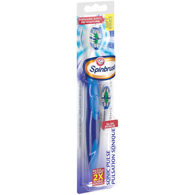 ARM & HAMMER™ Spinbrush™ Sonic Pulse Slim Soft Powered Toothbrush