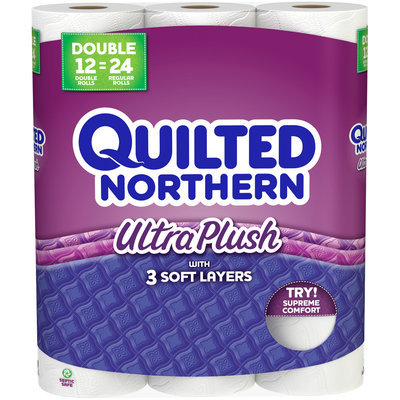Quilted Northern Ultra Plush® Double Roll Bath Tissue 12 ct Pack