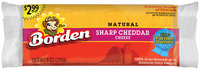 Borden® Natural Sharp Cheddar Cheese $2.99 Prepriced 8 oz. Brick