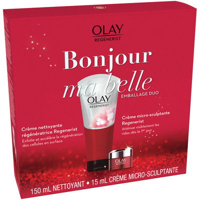 Olay Regenerist Face Cleanser And Moisturizer Regimen Kit