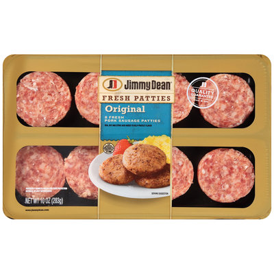 Jimmy Dean: Original Fresh Pork Patties Sausage, 10 Oz