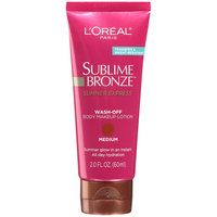 L'Oreal® Paris Sublime Bronze™ Summer Express Medium Wash-Off Body Makeup Lotion 2.0 fl. oz. Tube