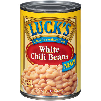 Luck's® White Chili Beans 15 oz. Can