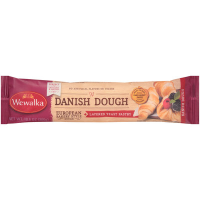Wewalka Danish Dough Layered Yeast Pastry 10.6 oz. Pack