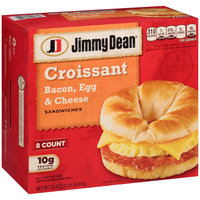 Jimmy Dean® Bacon Egg & Cheese Croissant Sandwiches 8 ct Box