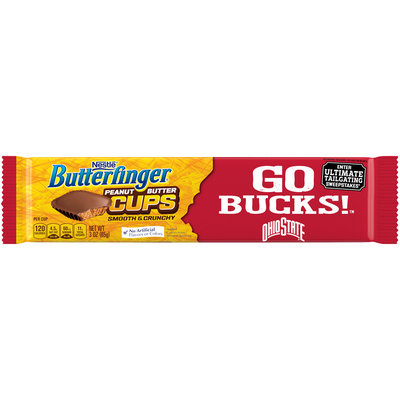 BUTTERFINGER Peanut Butter Cups Ohio State University 3 oz. Pack