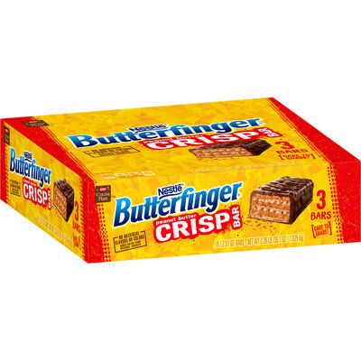 BUTTERFINGER Crisp Candy Bars 2.01 oz. Bars, 18 ct Carton