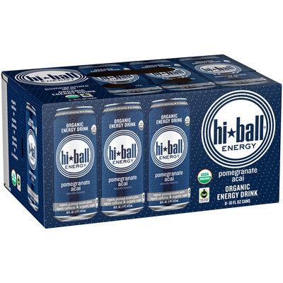 Hi-Ball® Energy Pomegranate Acai Organic Energy Drink 8-16 fl. oz. Can