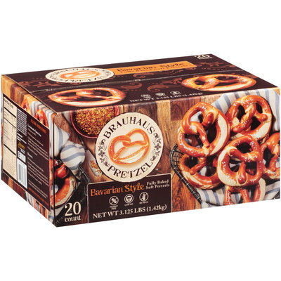 Brauhaus Pretzel™ Bavarian Style Fully Baked Soft Pretzels 20 ct Box