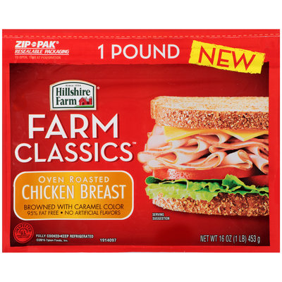 Hillshire Farm® Farm Classics™ Oven Roasted Chicken Breast 16 oz. ZIP-PAK®