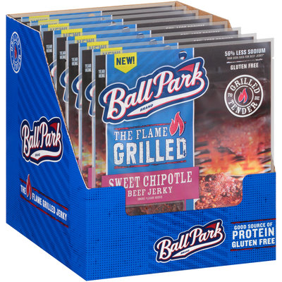 Ball Park® The Flame Grilled Sweet Chipotle Beef Jerky 2.85 oz. Pouch